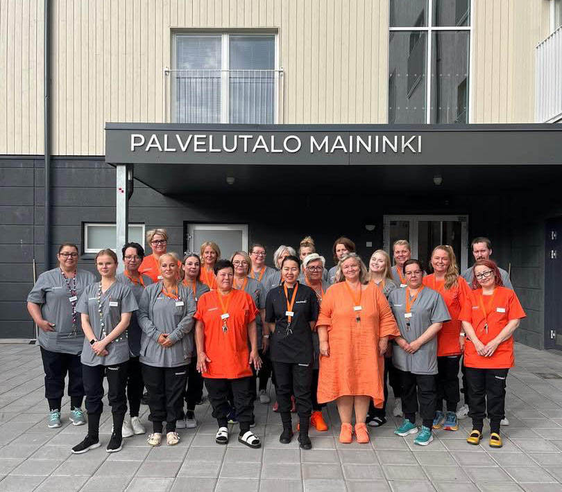 Palvelutalon henkilökunta